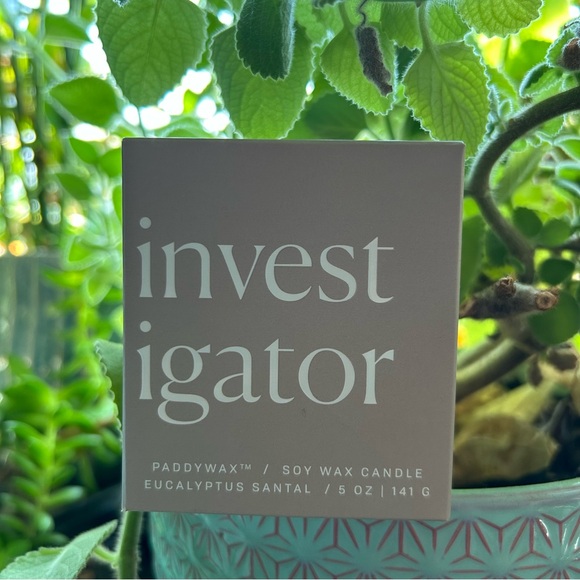 Paddywax Enneagram 5 Investigator Eucalyptus and Santal Jar soy wax Candle 5 oz. - Picture 3 of 4